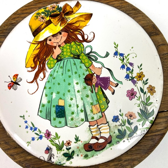 Vintage 70s Framed Tile Wall Decor - Picture 2 of 4